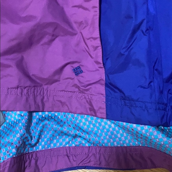Girls Columbia Purple Windbreaker Size 14/16 - Picture 4 of 8
